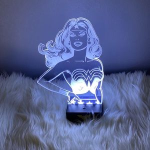 Wonder Woman illuminating light with stand
